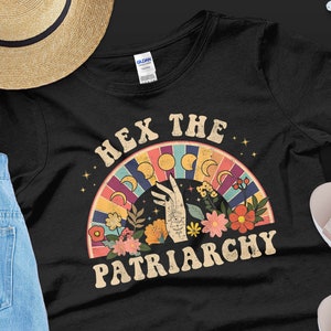 Feminist Witch Shirt, Hex The Patriarchy Halloween Witch Vibes T-Shirt, Feminist Witch Shirt, Activism Shirt, Witchy Aesthetic, Liberal Gift