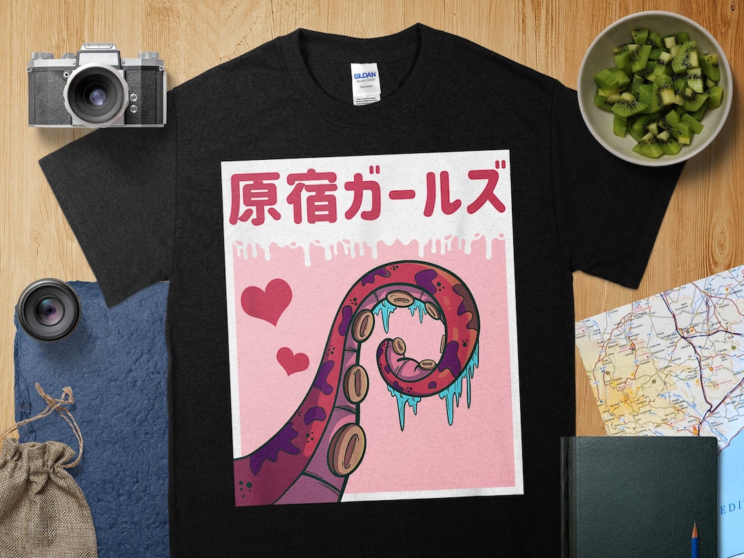 Anime Hentai Tentacles Pastel Gothic Lolita Harajuku Girls Tshirt
