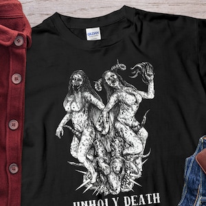 Unholy death Unholy Nun Shirt Unisex T-Shirt