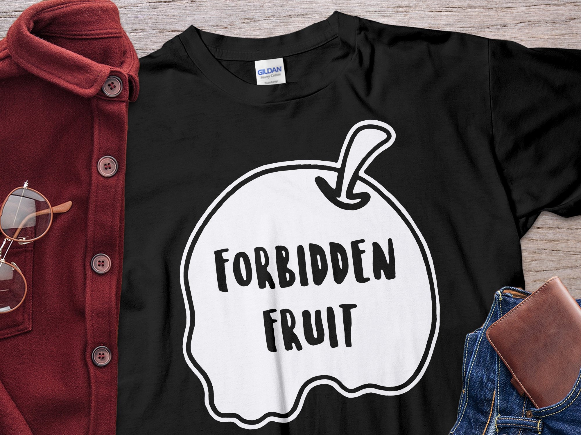 FORBIDDEN FRUIT Art Forbidden Fruit Unisex T-shirt - Etsy Israel
