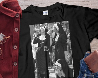 Nuns drinking shirt Unholy Nun Shirt Unisex T-Shirt
