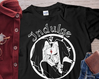 Indulge Nun Lesbian T-shirt, Unholy Nun Shirt Unisex T-Shirt, LGBT Shirt, Lesbian Shirt, Nun Shirt, Gift For Her, Gift For Him, Les Shirt