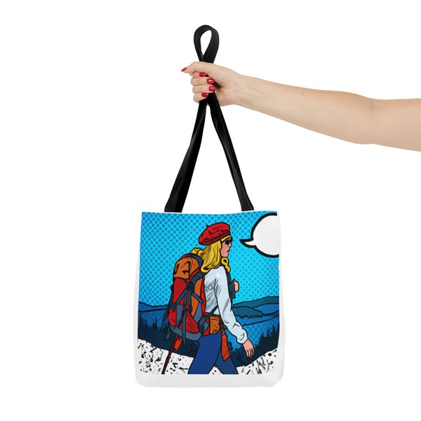 Roy Lichtenstein inspirierte Retro Pop-Art Umhängetasche für Wanderer
