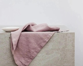 100 Pack Dusty Rose Table Dinning Cloth Napkins Set, napkins for weddings, boho decor napkins , handmade eco friendly reusable cloth napkins