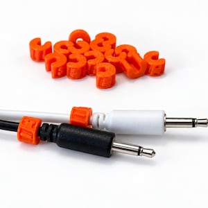Patchkabelklämmor (70 st) | För Eurorack Modular-, ljud- eller USB-kablar!
