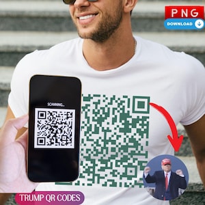 Trump Dance PNG QR Code Maga Trump Dance QR Code Funny Trump Dance Code Qr Code Gift President Trump, Funny Political Gift ymca Dance Donald