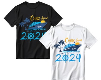 Personalized Cruise Squad 2024 Shirt, Custom Family Cruise 2024 T-Shirt, Cruise Squad Group Shirt for 2024, Family Matching Cruise Tee Gift