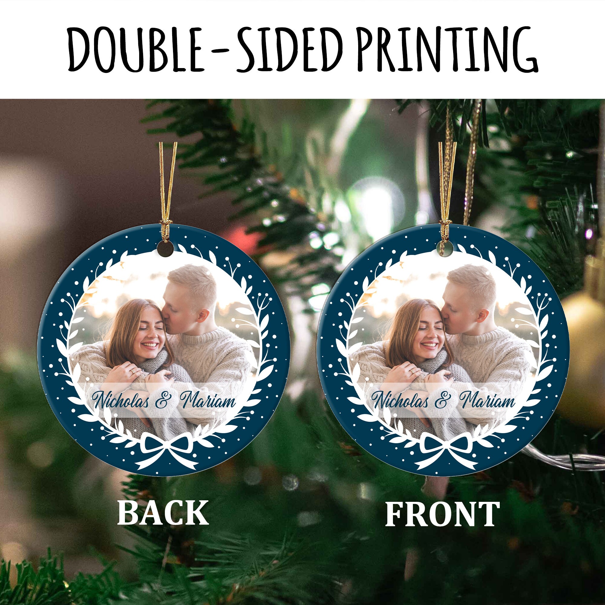 Personalized Ornaments,personalized Photo Christmas Ornaments