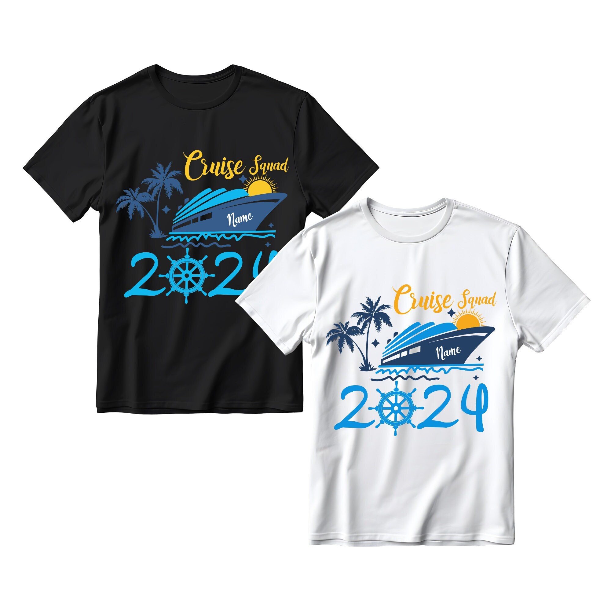 Personalized Cruise Squad 2024 Shirt, Custom Family Cruise 2024 T-Shirt