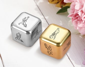 Custom Date Game Dice for Couple, Personalized Intimate Dices for Girlfriends Boyfriends, Romantic Birthday Anniversary Gifts for her him