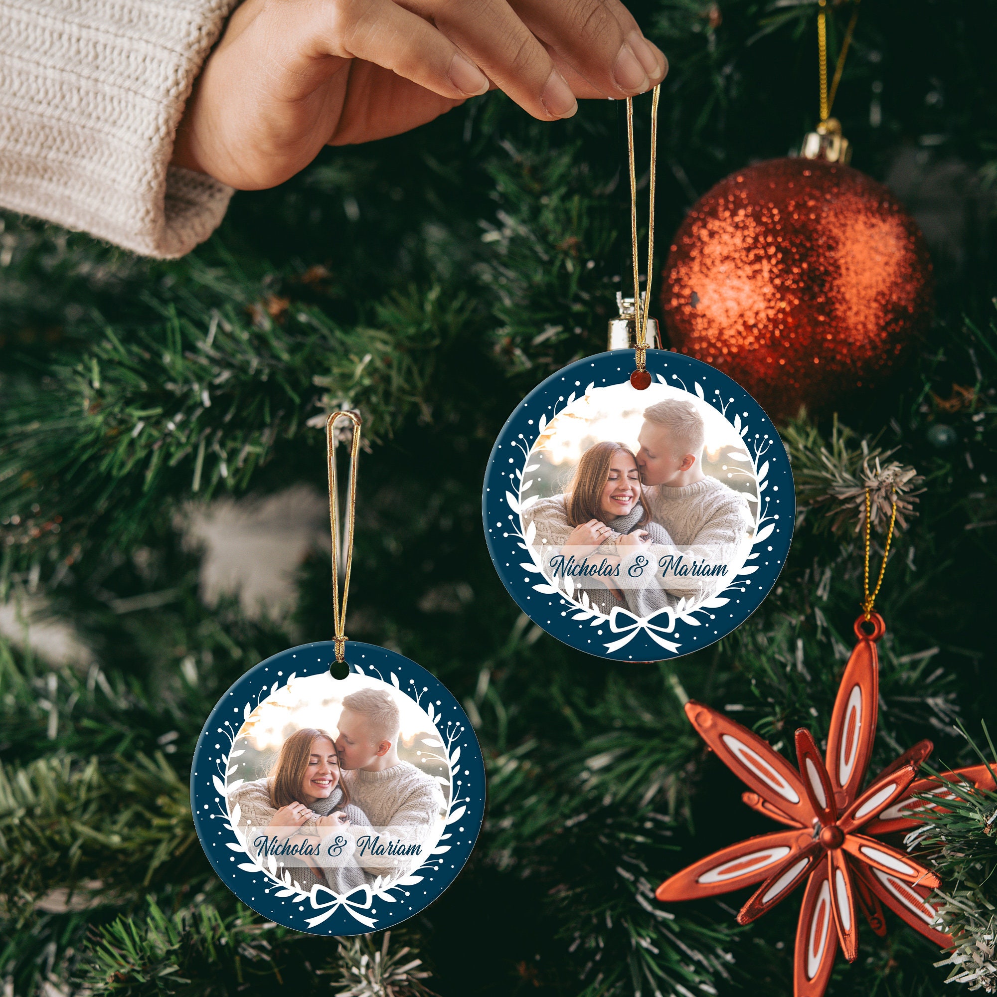 Personalized Ornaments,personalized Photo Christmas Ornaments
