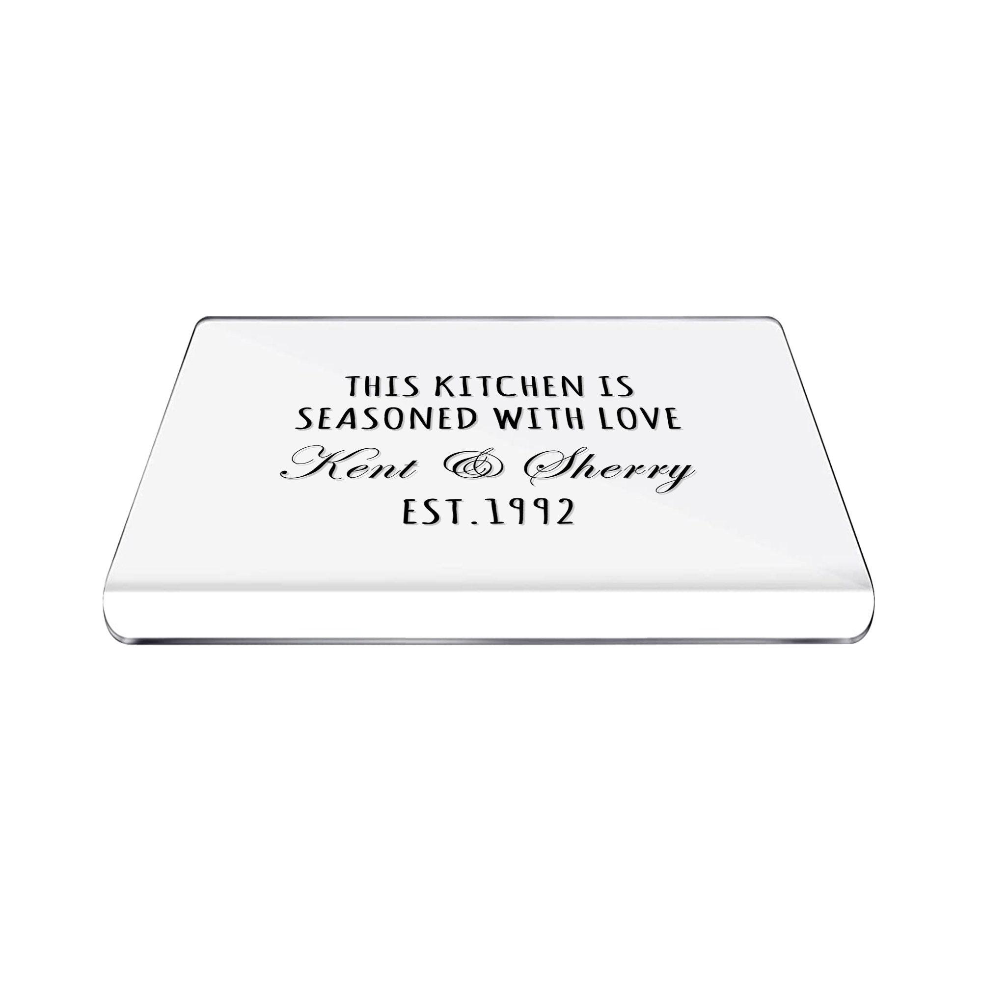 Custom Cutting Boards Personalized Handmade Acrylic Board Etsy