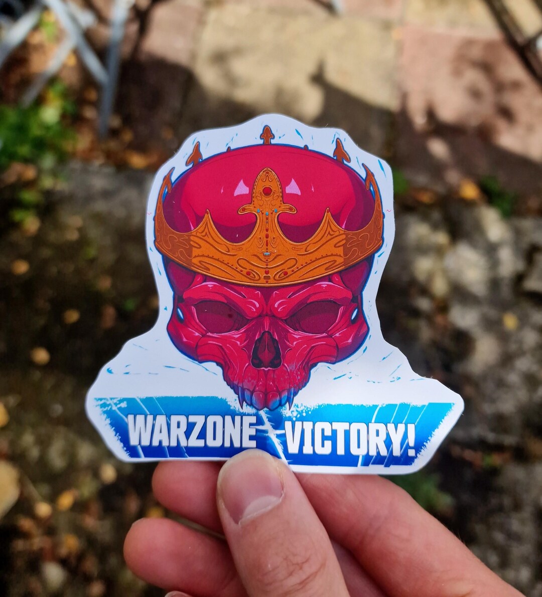Warzone Victory Sticker: Waterproof Vinyl COD Battle Royale - Etsy