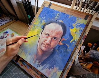 Retrato al óleo personalizado sobre lienzo: arte por encargo a partir de una foto