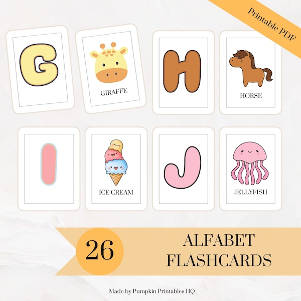 Flashcards Alphabet Montessori Flashcards to Learn Alphabet Letters Classroom Pre-School Cards Kids Educational Cards Homeschool Children