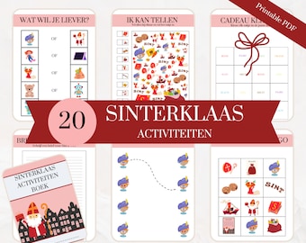 Sinterklaas Activiteiten voor Kinderen Sinterklaas Kleurplaten Sint en Piet Spellen Pakjesavond Activiteitenboek Sinterklaasavond Spellen