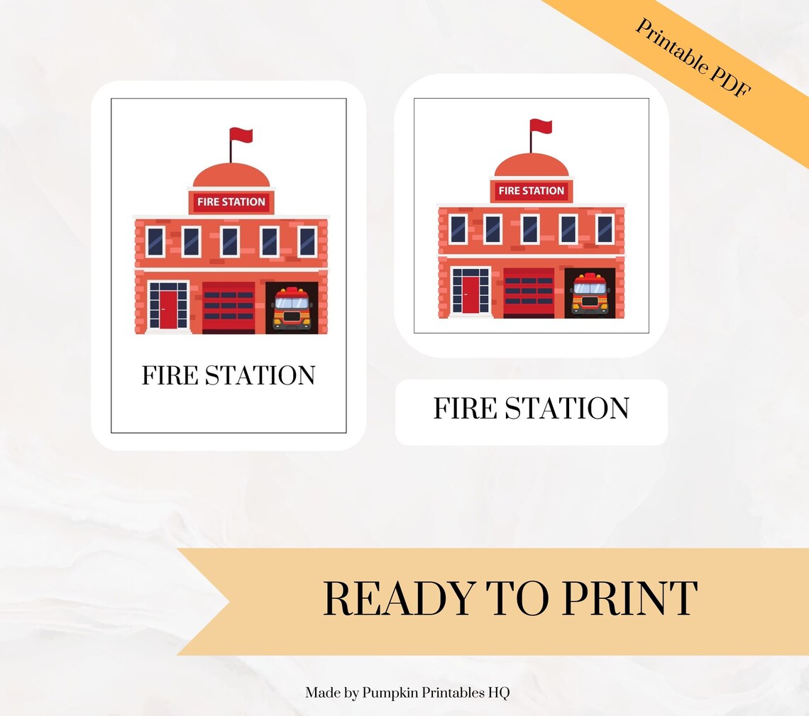 Flashcards Building Montessori Flashcards for Children Pre-school Cards ...