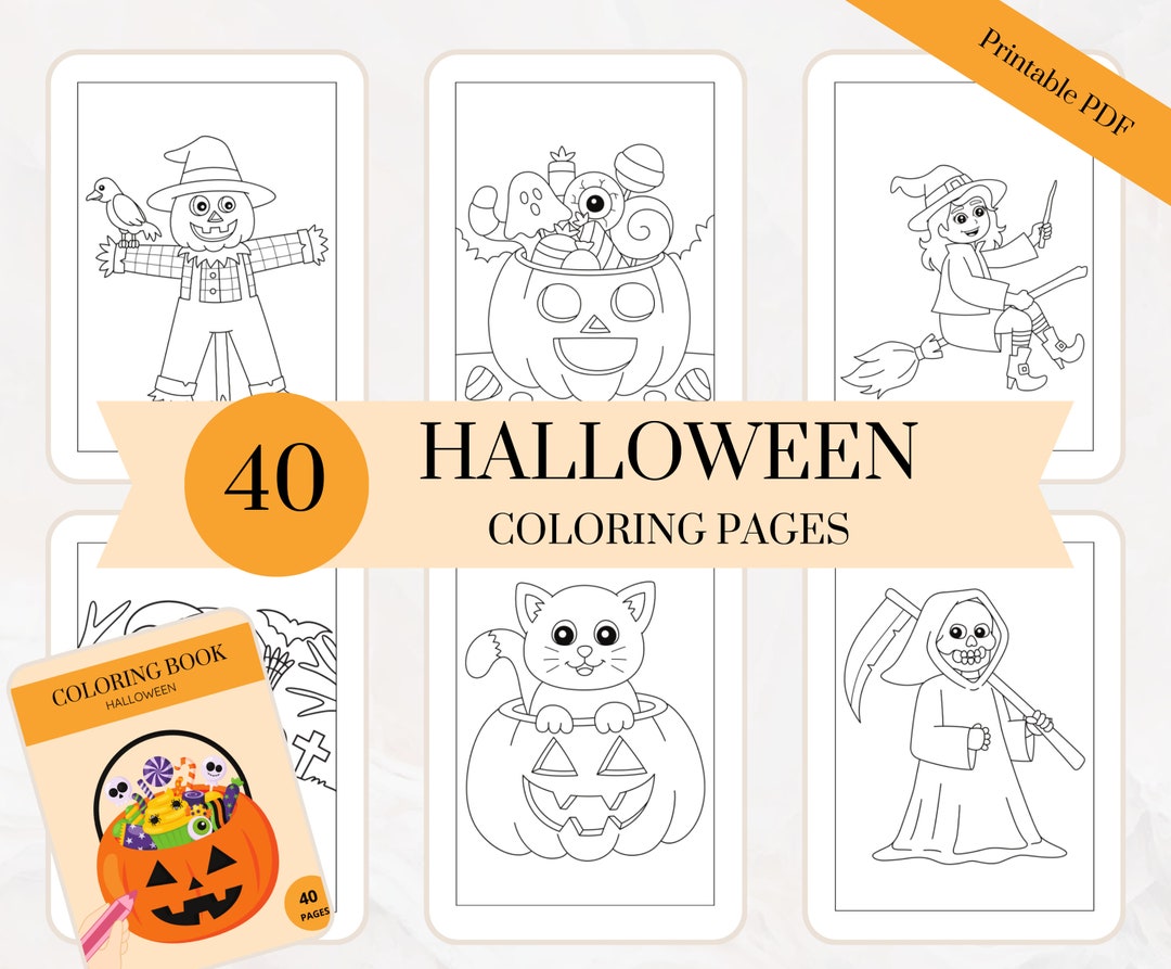Coloring Book Halloween Color Pages for Toddlers Coloring Book