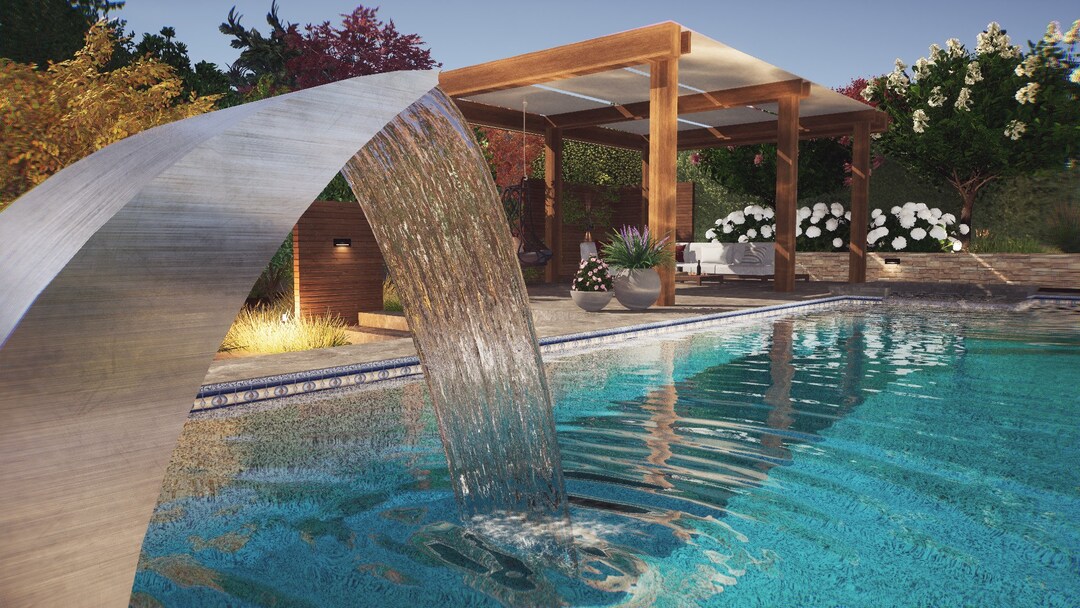 3D Video Visualizations for Garden, Landscape and Pool Construction - Etsy