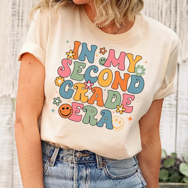 Second Grade Teacher Shirt - Etsy