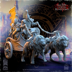 Silvermoor Elves Bear Guardians Chariot – The Beholder Miniatures