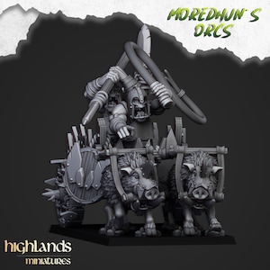 Rydwan Orków Dzików - Miniatury Highlands Orki Moredhuna