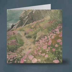 Sea Thrift - Vintage Seacentury - Grußkarte ist 148 mm im Quadrat