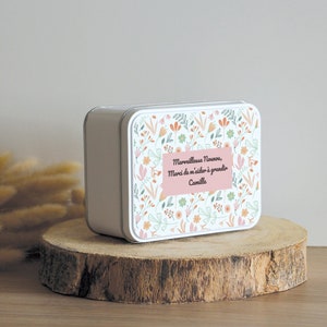 Custom Box | Original personalized Nanny gift | White sugar box | Wonderful Nanny | Storage Box | Nanny Box