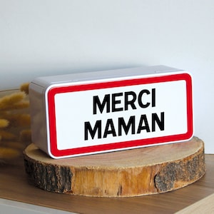 Boîte Ville Personnalisée | Cadeau original personnalisé | Boîte Plaque de Ville Métal | Boîte Rangement