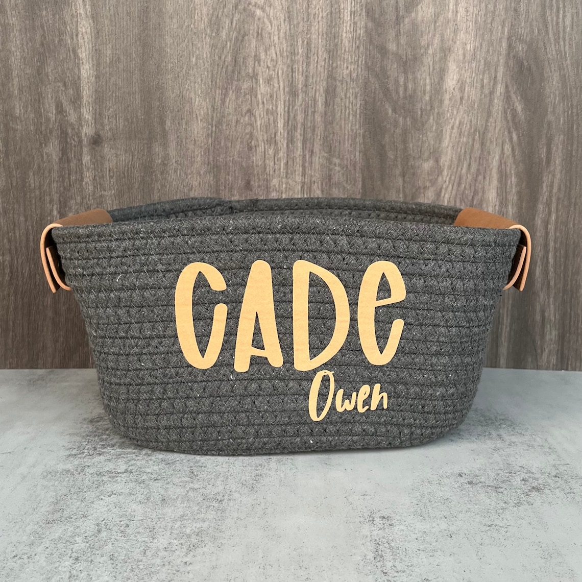 Personalized Basket Baby Shower Basket Custom Name Basket Etsy