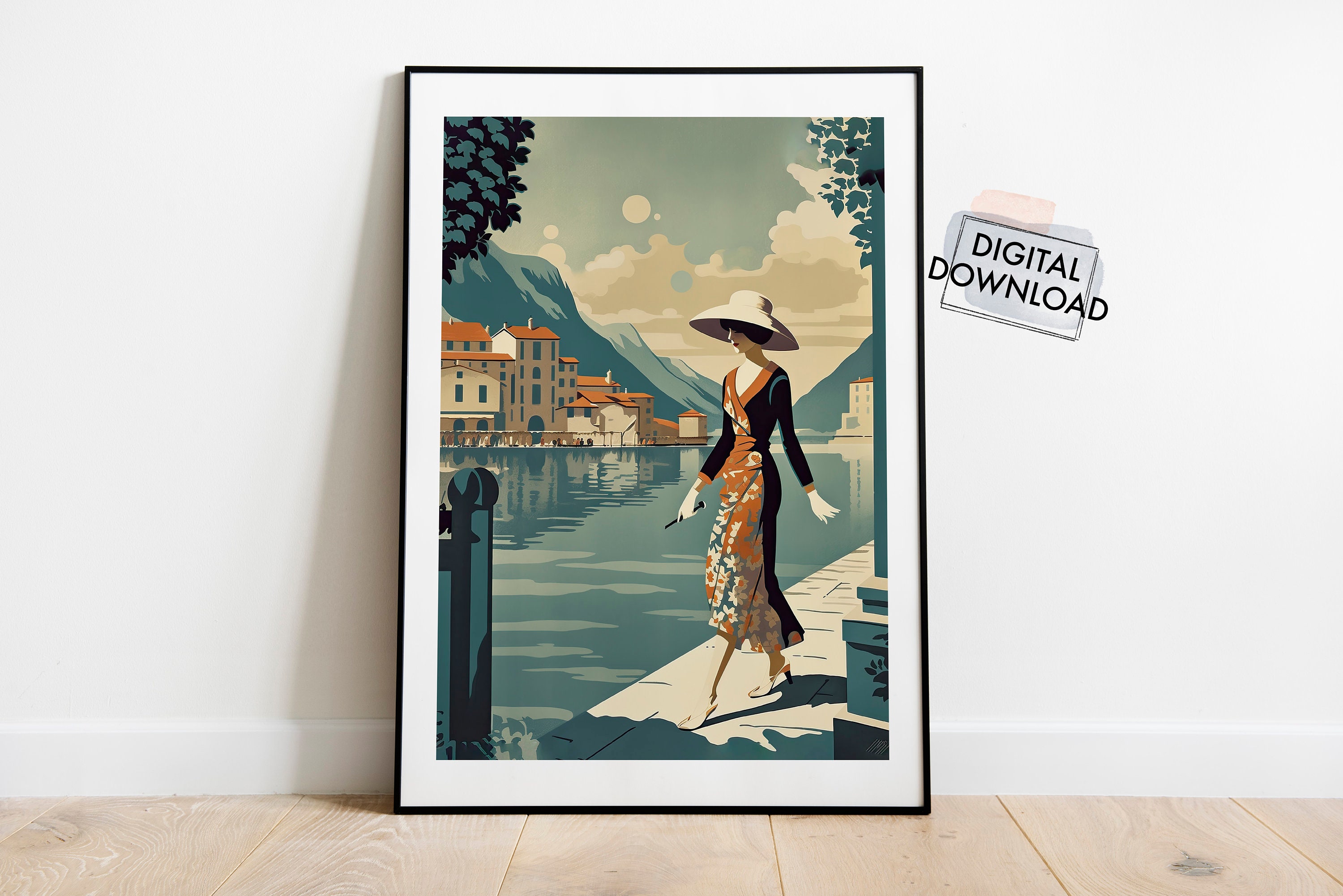 Art Deco Wall Print 1920s Print 1920s Poster Living Room Art Gift Idea ...