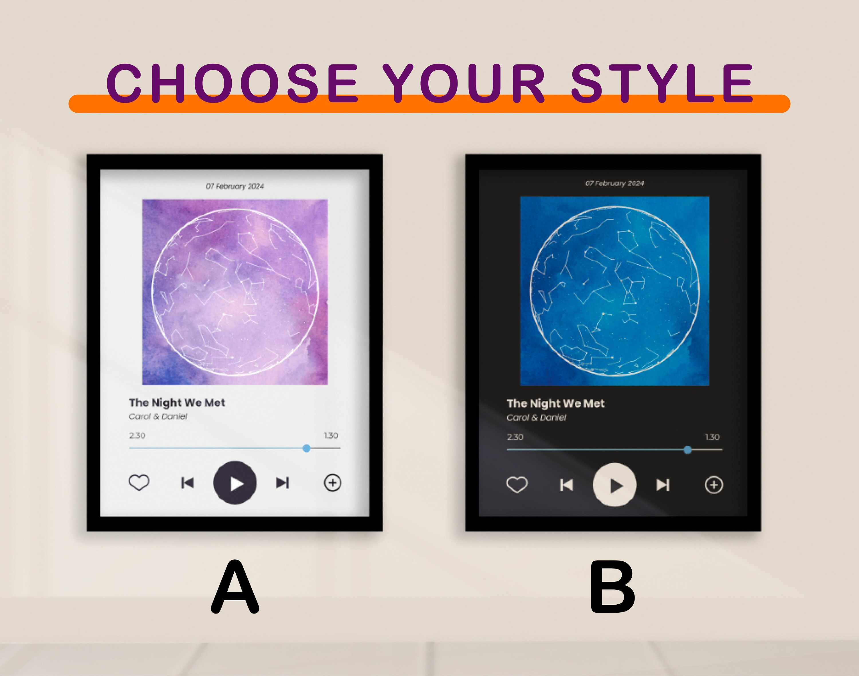 Star Map Custom Star Map Constellation - Il Fullxfull.5755304660 Ol4h 