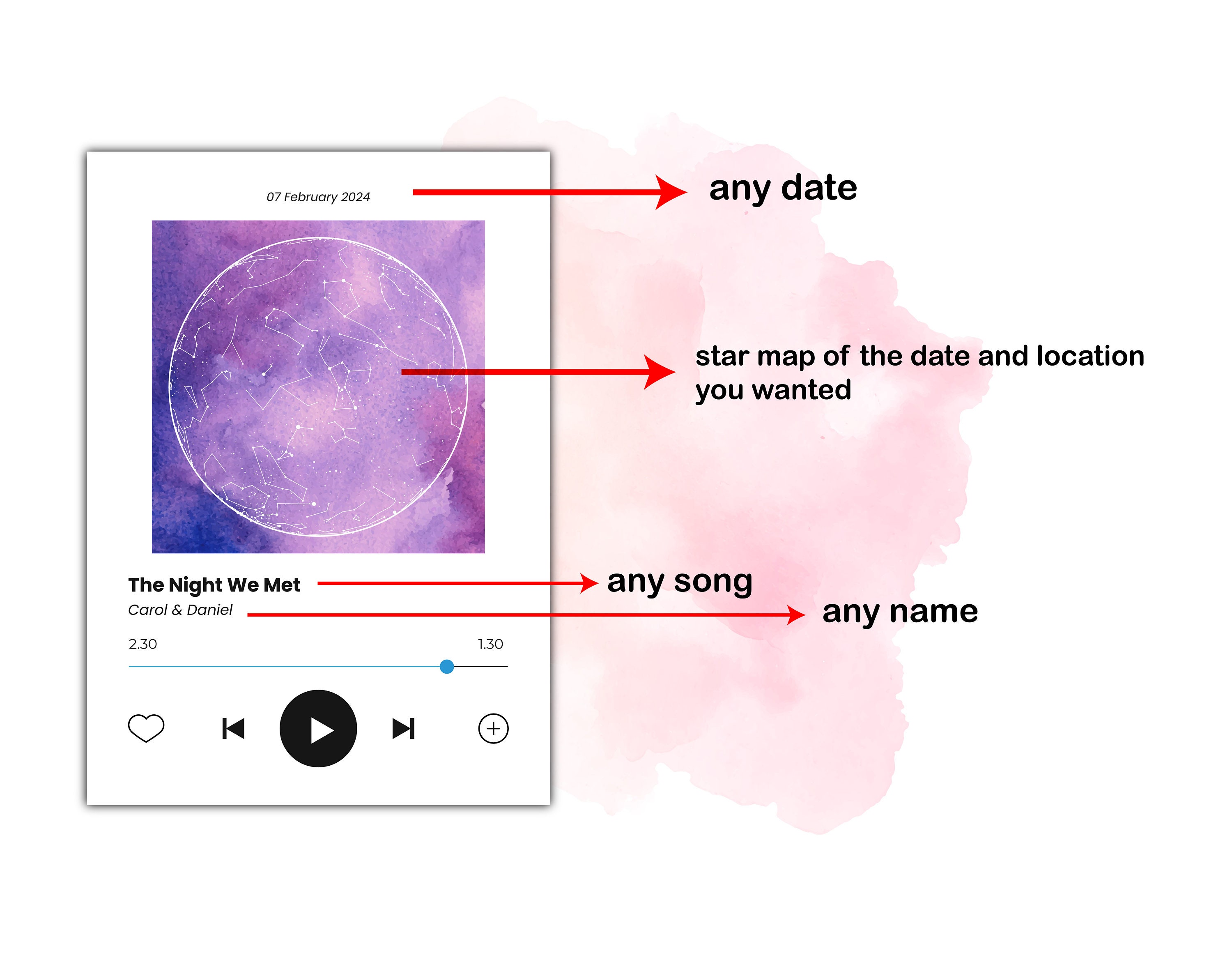 Star Map Custom Star Map Constellation - Il Fullxfull.5803373675 C0gr 