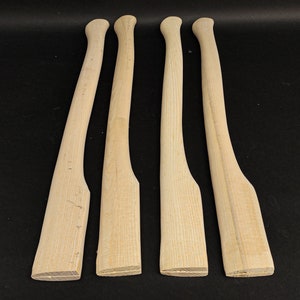 Lot of 4 pcs 24 inch (600 mm) Replacement Axe Handle blank, hand Crafted