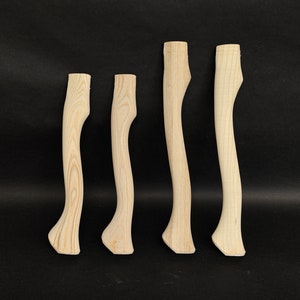 Hickory Axt Griff Ersatzrohling: Handgefertigt, 4er-Set