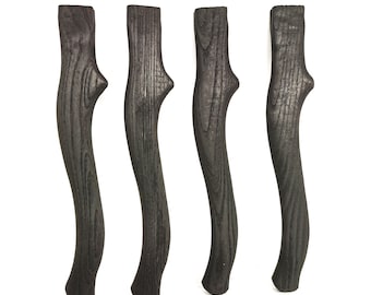 Lot of 4 pcs 14,4 inch (365 mm) Replacement Axe Handle blank, hand Crafted (BURNED)