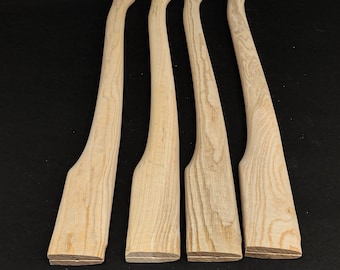 Lot of 4 pcs 28 inch (700 mm) Replacement Axe Handle blank, hand Crafted