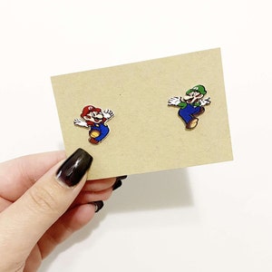 Go cart brothers stud earrings