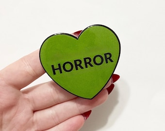 Horror VHS Heart Phone Grip: Halloween Phone Accessory