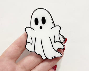 Ghost Phone Grip: Halloween Kindle Accessory