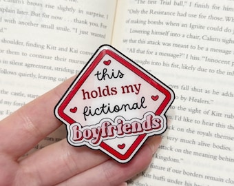 Fictional Boyfriends Kindle Grip: Bookish Phone Accessory