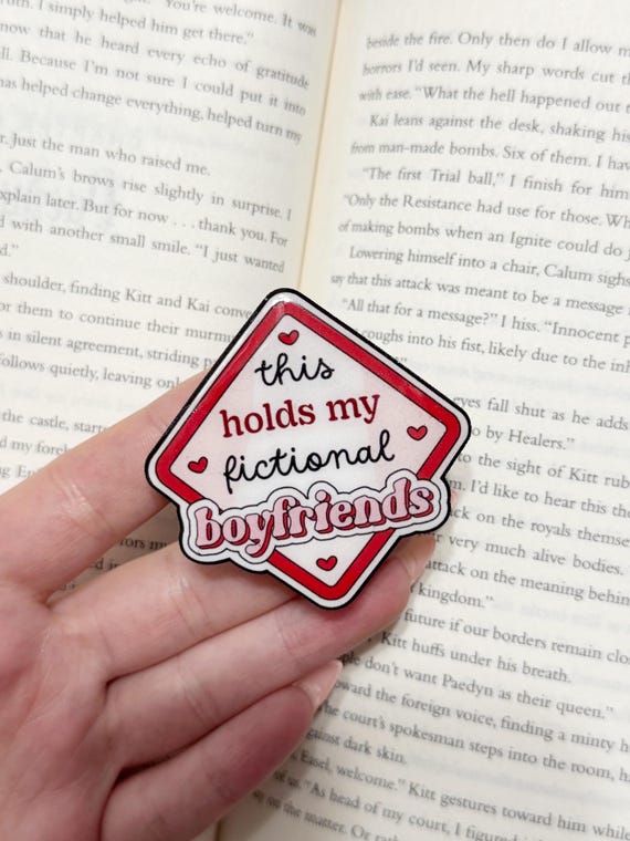 Fictional Boyfriends Kindle Grip: Bookish Phone Accessory