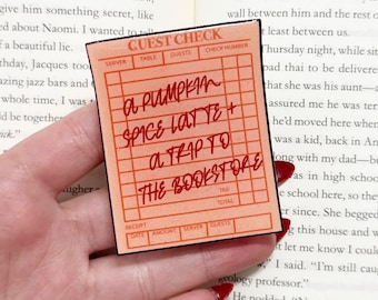 Pumpkin Spice Latte Kindle Grip: Fall Ereader Accessory