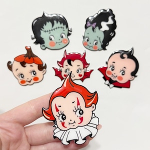 Kewpie horror babies phone grip, Halloween phone grips, horror phone grips