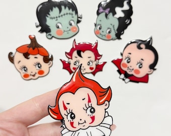 Kewpie Horror Baby Phone Grip: Halloween Spooky Style