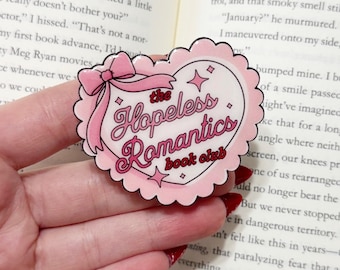 Hopeless Romantics Book Club Kindle Grip, Bookish Phone Grip