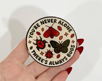 You're never alone there's always bugs phone grip, bugs kindle grip
