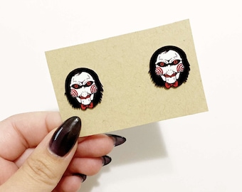 horror stud earrings