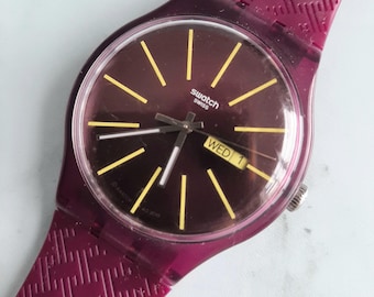 Swatch GS101 - 12 Flags / Year 1984 * Vintage / Highly