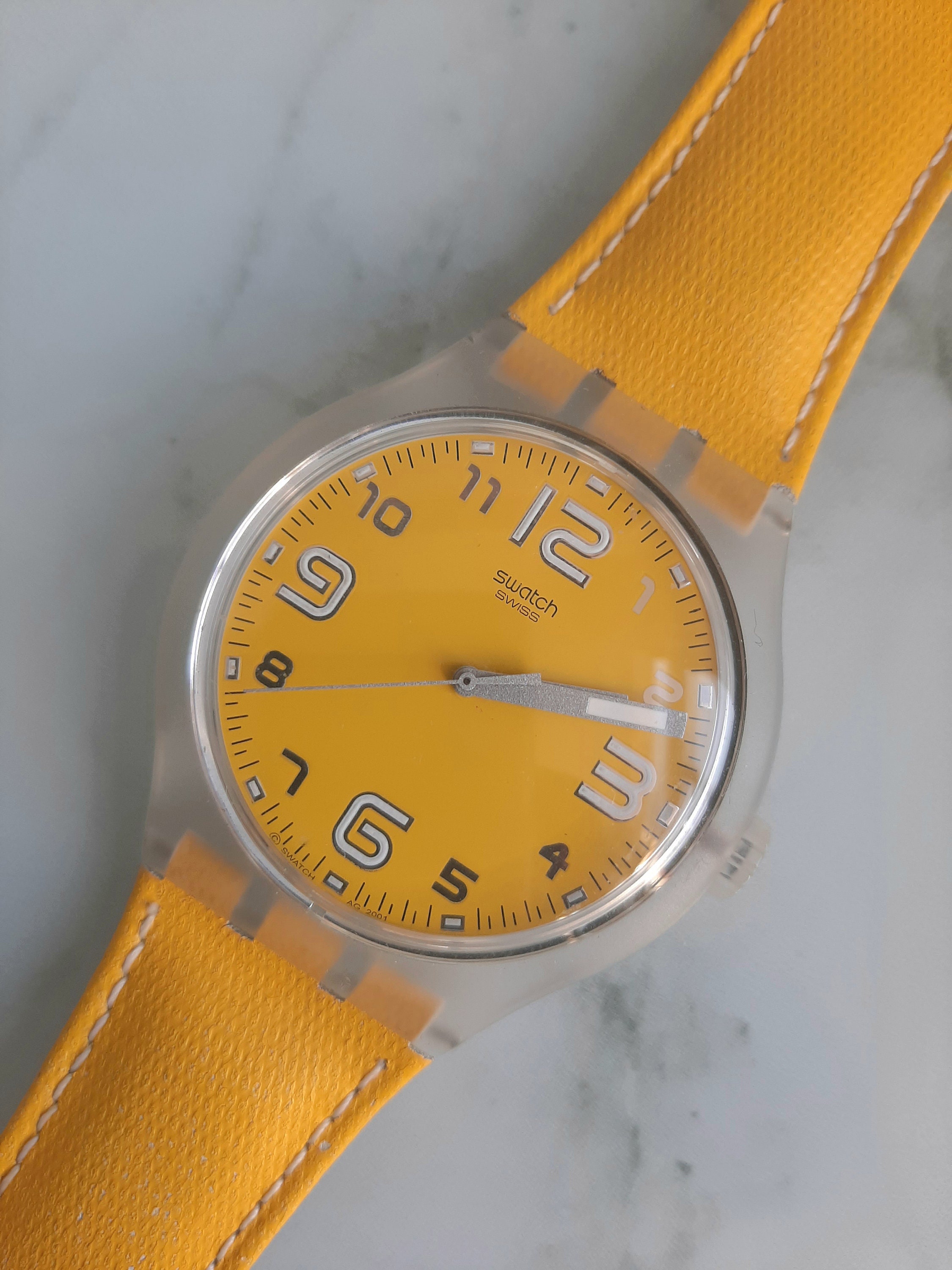 Rare Swatch Citrus Spritz SUDK101 - Never Worn 325: SWATCH, X-Large Collection (four watches in special  main image 2